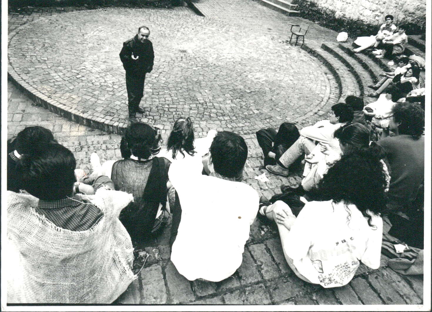 Estudiantes en actividad cultural